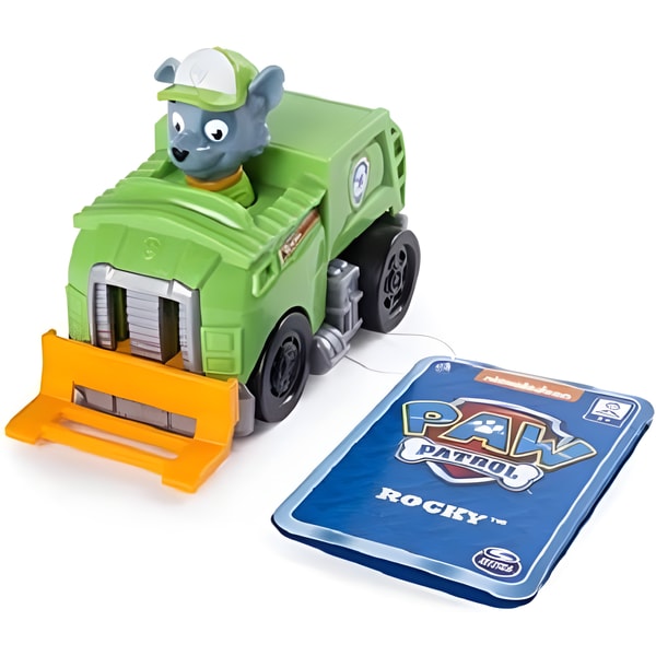 PAW Patrol Racers Rocky with Movable Forklift Vehicle 1 PAW Patrol Racers Rocky with Movable Forklift Vehicle