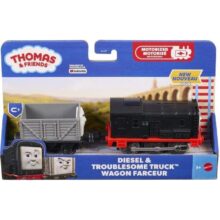 Thomas and Friends Motorized Train Diesel and Troublesome Truck Easy Connect