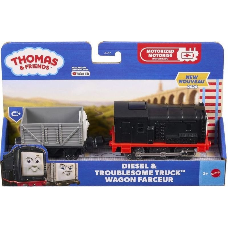 Thomas and Friends Motorized Train Diesel and Troublesome Truck Easy Connect 1 Thomas and Friends Motorized Train Diesel and Troublesome Truck Easy Connect