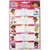 Dora the Explorer 3D School Book Name Labels 20 Pack