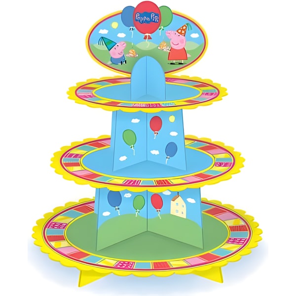 Peppa Pig Cupcake Tier Stand 1 Peppa Pig Cupcake Tier Stand