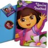 Dora the Explorer Party Invitations - 8 Pack