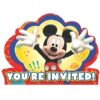 Disney Mickey Mouse Party Invitations - 8 Pack