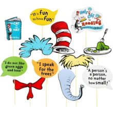 Dr Seuss Decoration - Photo Booth Props