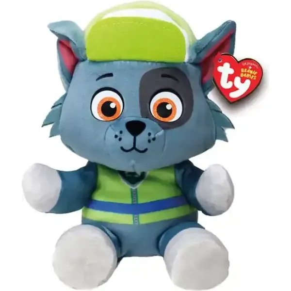 Paw Patrol TY Beanie Babies Rocky Soft Toy 1 Paw Patrol TY Beanie Babies Rocky Soft Toy