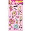 Barbie Sticker Sheet Glitter 38 Stickers