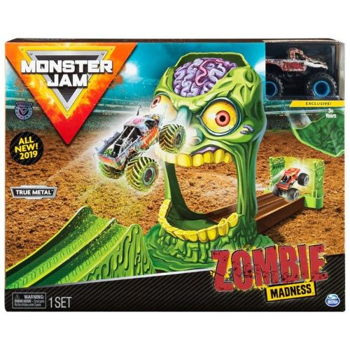 Monster Jam Stunt Playset Zombie Madness