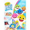 Crayola Colouring Kit - Colour Wonder Mess Free Colouring Pages and Markers - Baby Shark