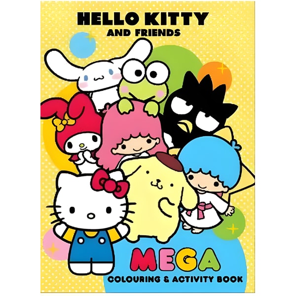 Hello Kitty Mega Colouring and Activity Book – 64 Pages 1 Hello Kitty Mega Colouring and Activity Book – 64 Pages