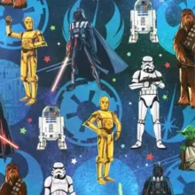 Star Wars Wrapping Paper - Folded
