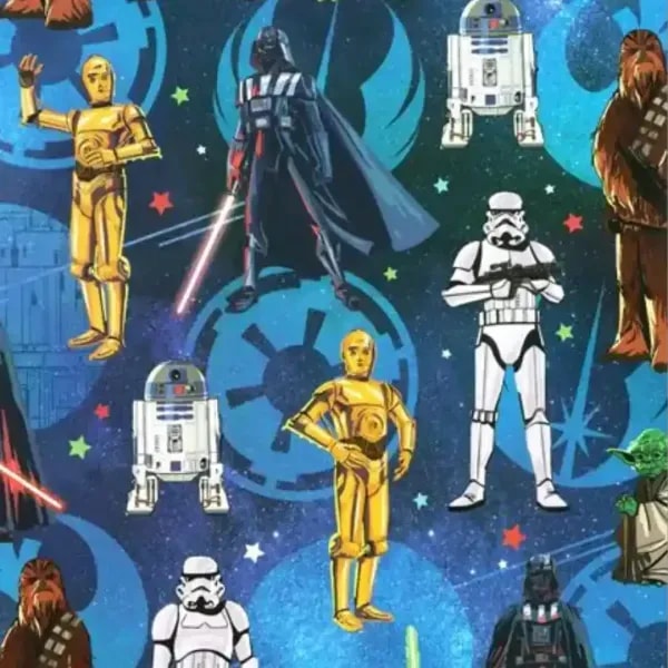 Star Wars Wrapping Paper - Folded 1 Star Wars Wrapping Paper - Folded