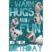 Disney Frozen Birthday Card - Olaf - Thomas Online