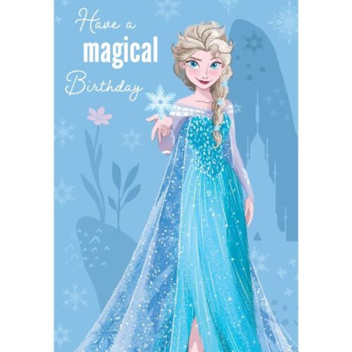 Disney Frozen Birthday Card - Elsa