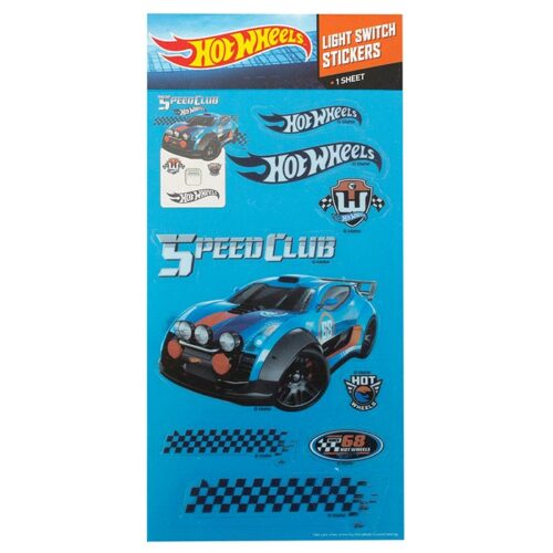 Hot Wheels Light Switch Stickers- 10 Stickers
