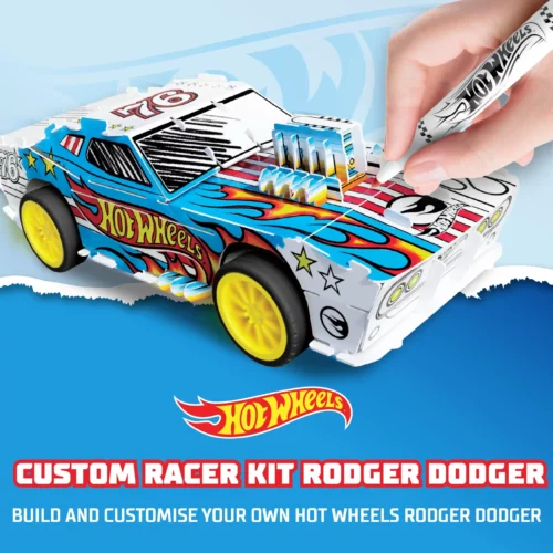 Hot Wheels Maker Kitz - Build and Race Kit - Custom Racer - Rodger Dodger - Image 5