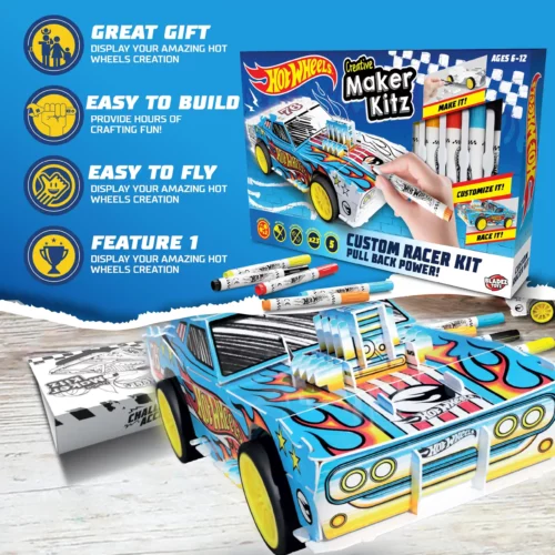 Hot Wheels Maker Kitz - Build and Race Kit - Custom Racer - Rodger Dodger - Image 2