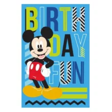 Mickey Mouse Birthday Card