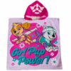 Paw Patrol Towel Hooded Towel Girl Pup Power