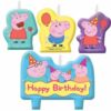 Peppa Pig Birthday Candle Set 4 Pack2