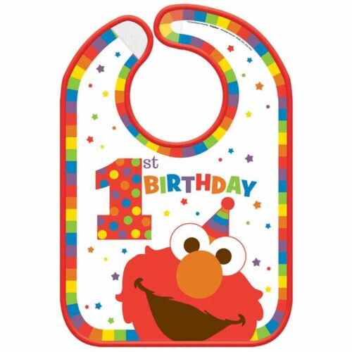 Sesame Street Elmo Turns One Bib