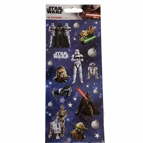 Star Wars Sticker Sheet 48 Stickers