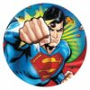 Superman 23Cm Round Plates