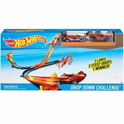 Hot Wheels 1.64 - Playset - Race N Rally - Drop Down Challenge Set