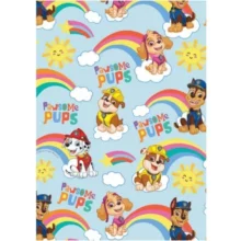 Paw Patrol Wrapping Paper - Folded