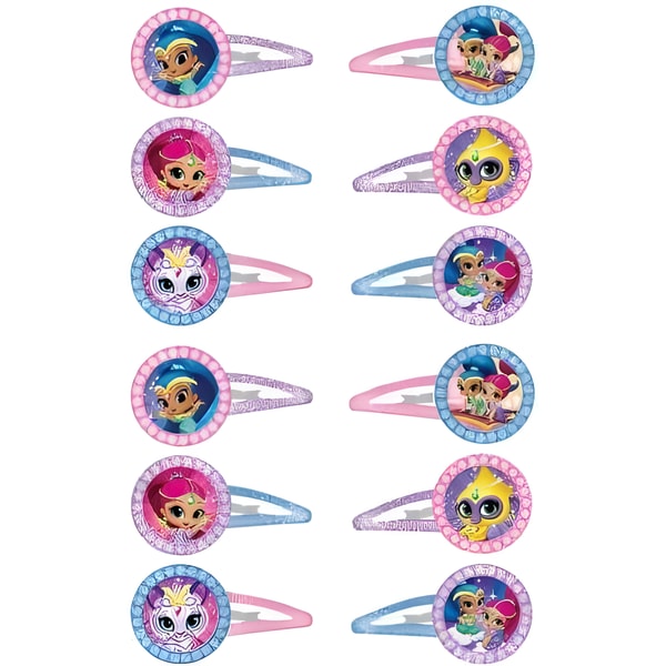 Shimmer and Shine Favour - Hair Clip - 12 Pack 1 Shimmer and Shine Favour - Hair Clip - 12 Pack