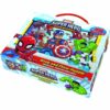 Marvel Superheroes Book And Floor Puzzle