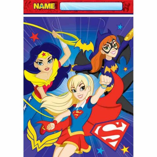DC Superhero Girls Favour - Loot Bags - 8 Pack