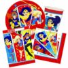 DC Superhero Girls Tableware - Party Pack - 40 Piece