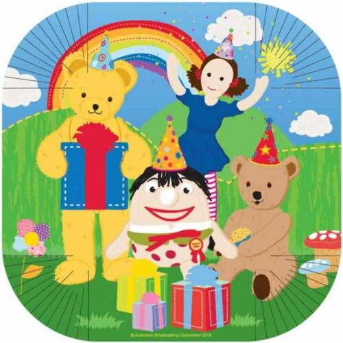 Play School Plates 17Cm