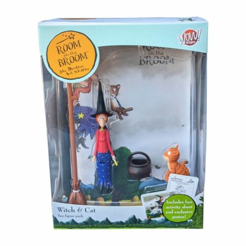 Room On The Broom Figurine Witch And Cat