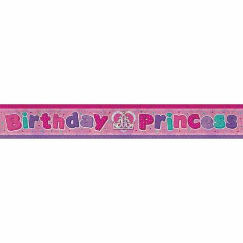 Disney Princess Banner Happy Birthday