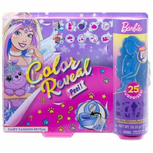 Barbie Doll - Colour Reveal - Peel and Play - Fairy Fantasy