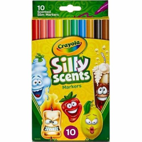 Crayola Markers - Silly Scents Smash Ups Slim 10 Pack