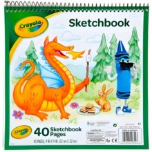 Crayola Sketchbook 40 Pages 9 x 9 Inch