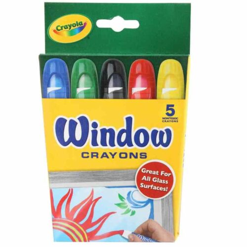 Crayola Washable Window Crayons 5 Pack