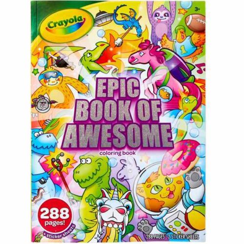 Crayola Colouring Book Epic Book Of Awesome 288 Pages