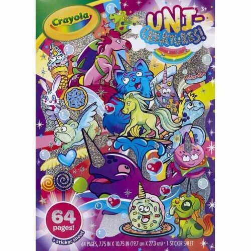 Crayola Colouring Book Uni Creatures 64Pgs