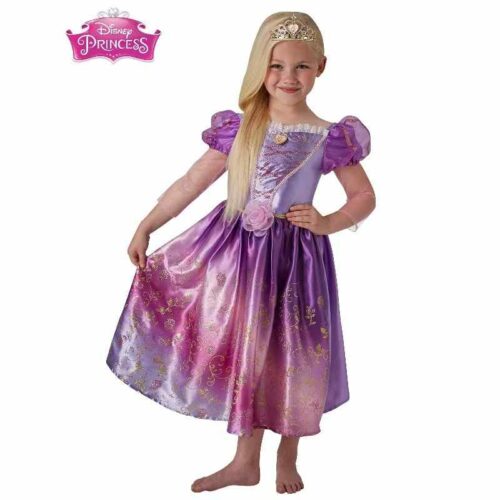 Disney Princess Costume - Rapunzel - Size 3-5 - Deluxe - Rainbow