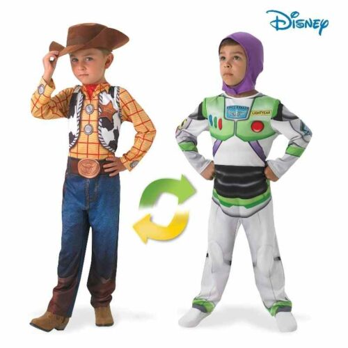 Toy Story Costume - Buzz To Woody - Size 3 -5 - Reversible