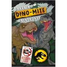 Jurassic World Birthday Card