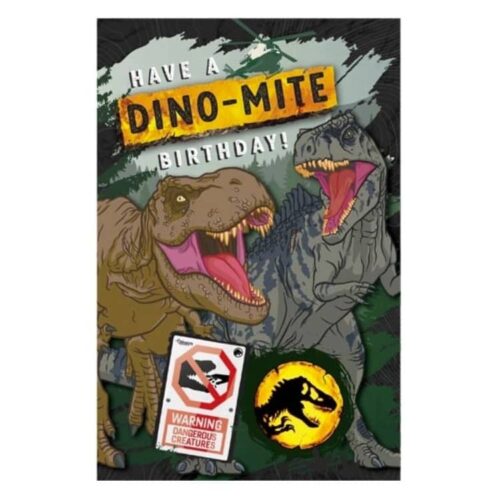 Jurassic World Birthday Card