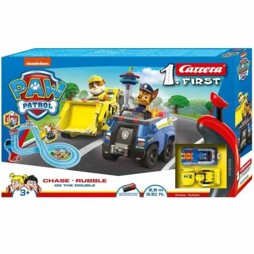 Paw Patrol Carrera First Slot Car Race Track - On the Double