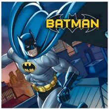 DC Batman Tableware - Napkins - Lunch - 16 Pack