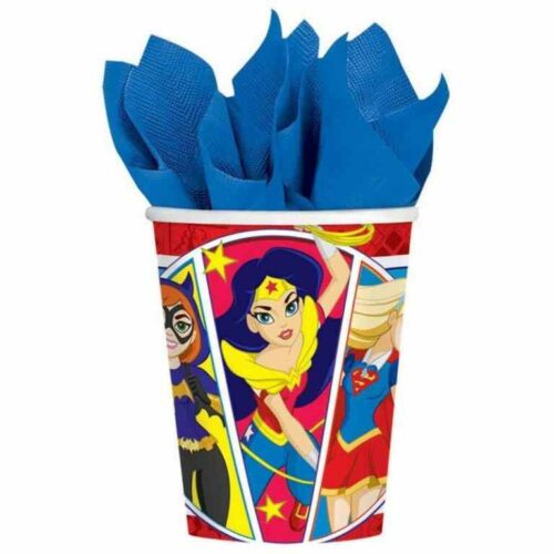 Dc Superhero Girls 266Ml Cups 8 Pack