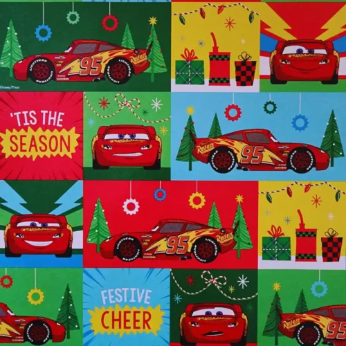 Disney Cars Giftwrap - Roll 3m X 700mm - Christmas