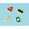 Justice League Eraser Favor 12 Pack